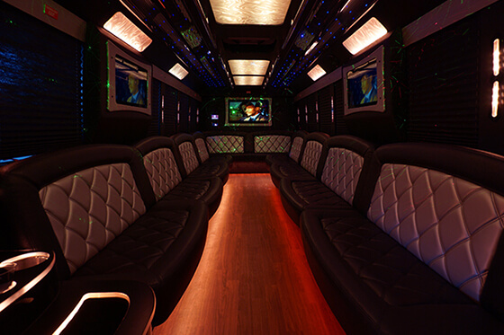 party bus interiors